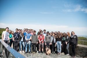 Középiskolások a magyar kultúra egyik fellegvárában Fraknó várában